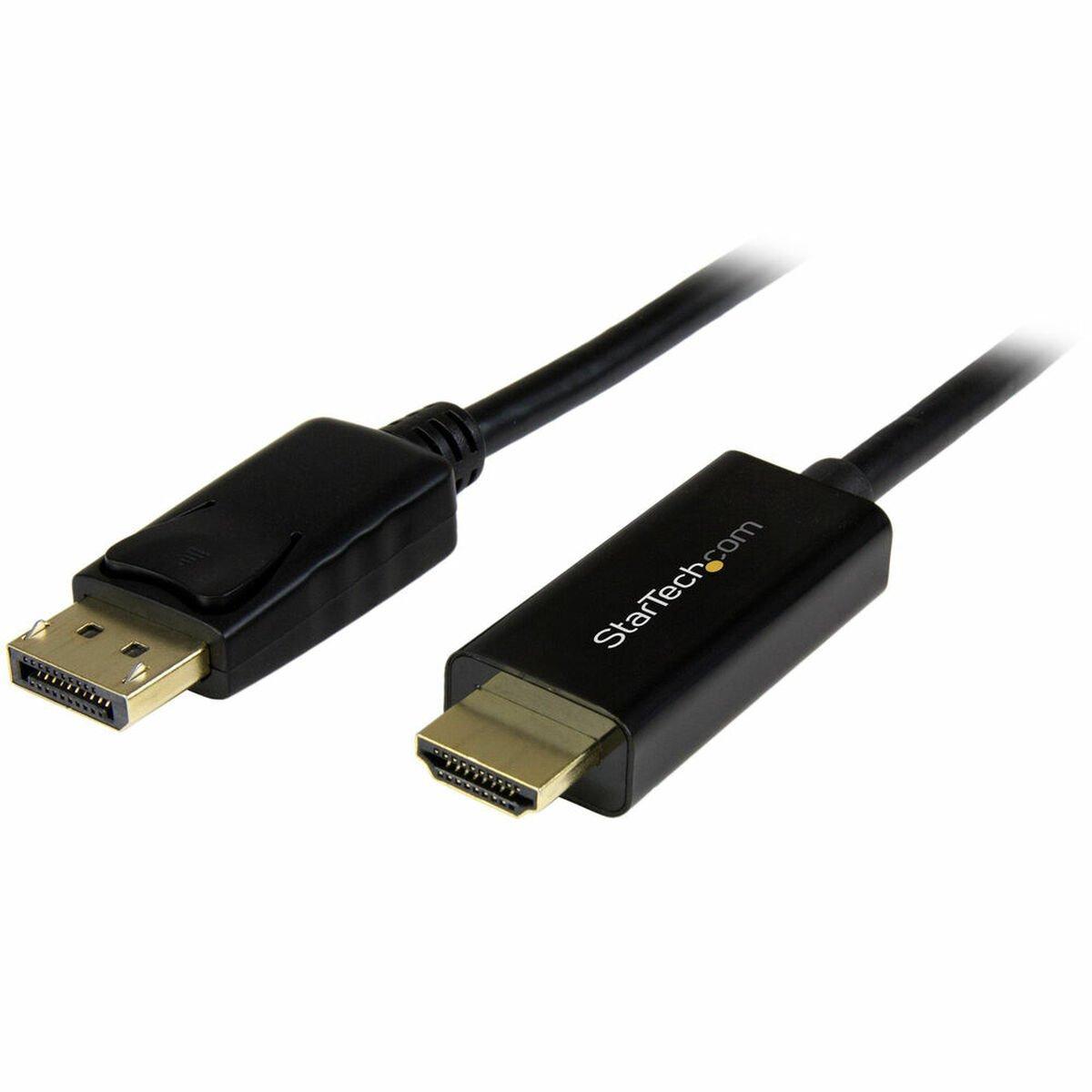 Cable DisplayPort a HDMI Startech DP2HDMM2MB (2 m) Negro