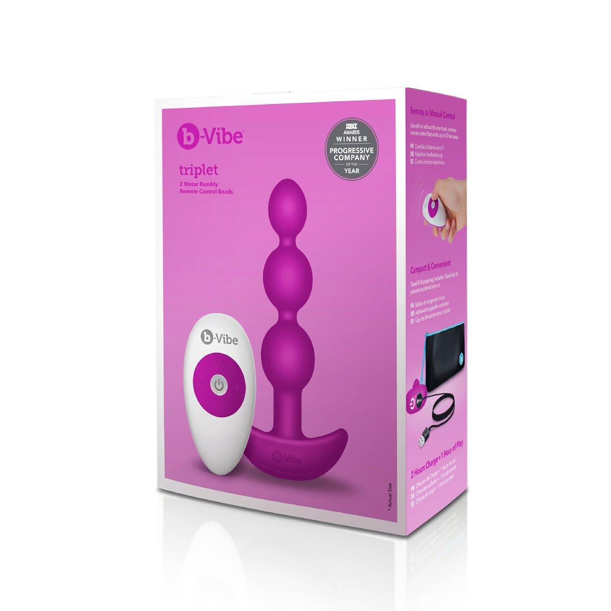 Vibrador anal B-Vibe 92740 Rosa