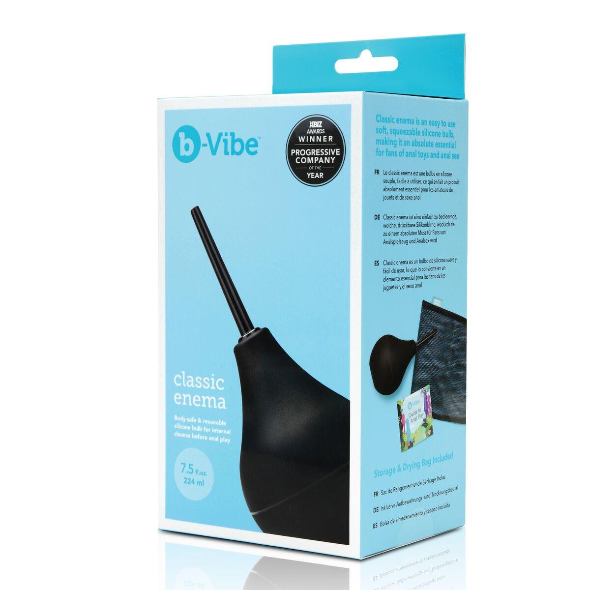 Enema Classic B-Vibe Classic Negro