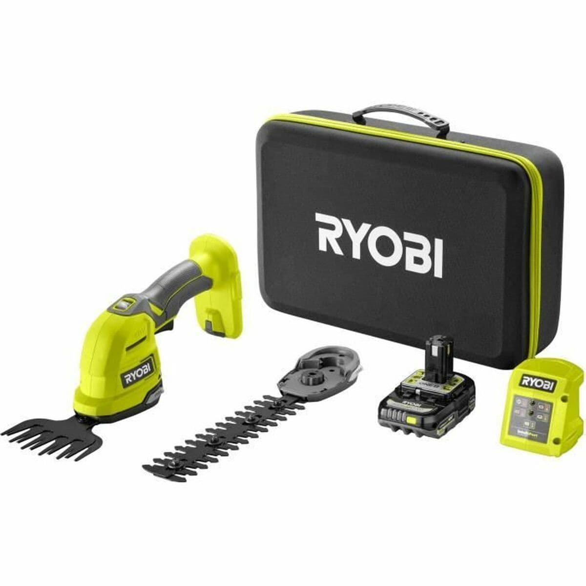 Tijeras de césped Ryobi Input: Ryobi Taladro Percutor 18V R18PD3-0 Output: R18PD3-0