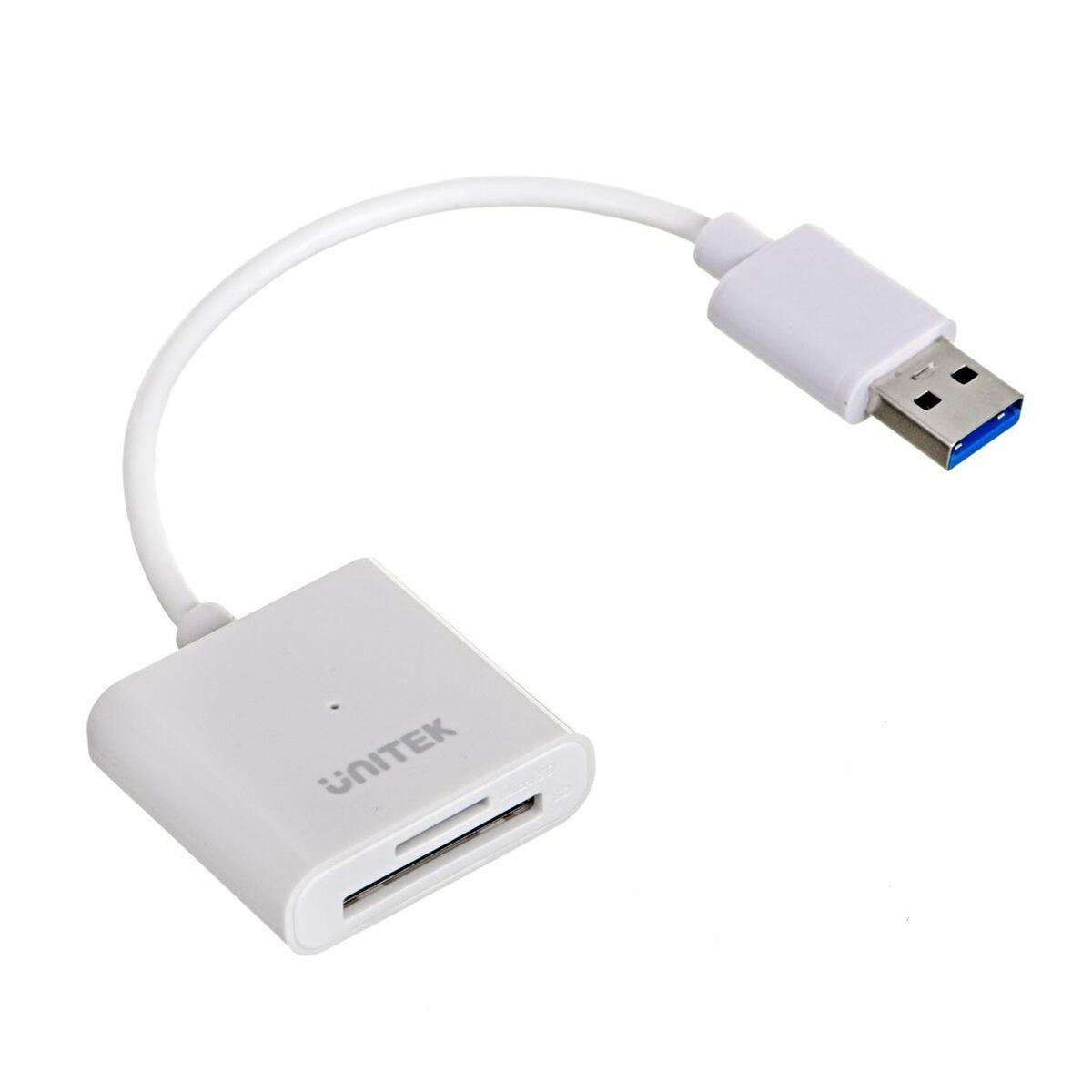 Lector de Tarjetas Externo Unitek Y-9321 Blanco
