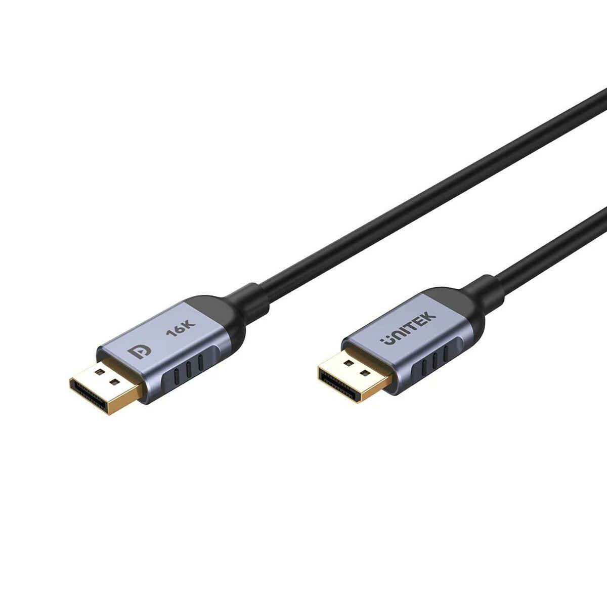 Cable DisplayPort Unitek C1626GY01-2M Negro 2 m