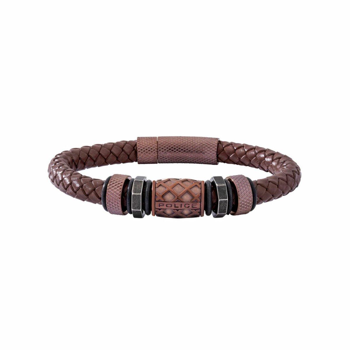Pulsera Hombre Police Cuero 200 mm