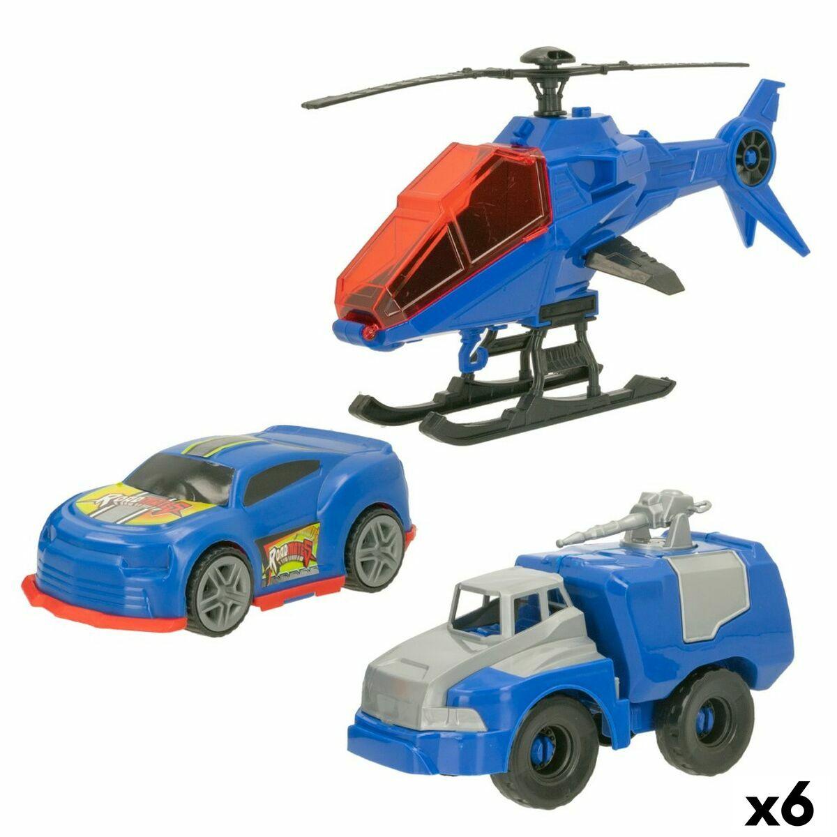 Set de Vehículos Colorbaby Policía 3 Piezas (6 Unidades)