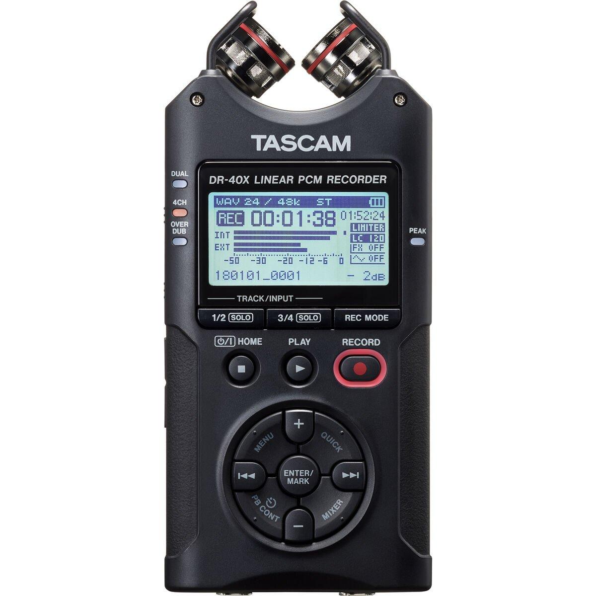 Grabadora Tascam DR-40X Azul Negro