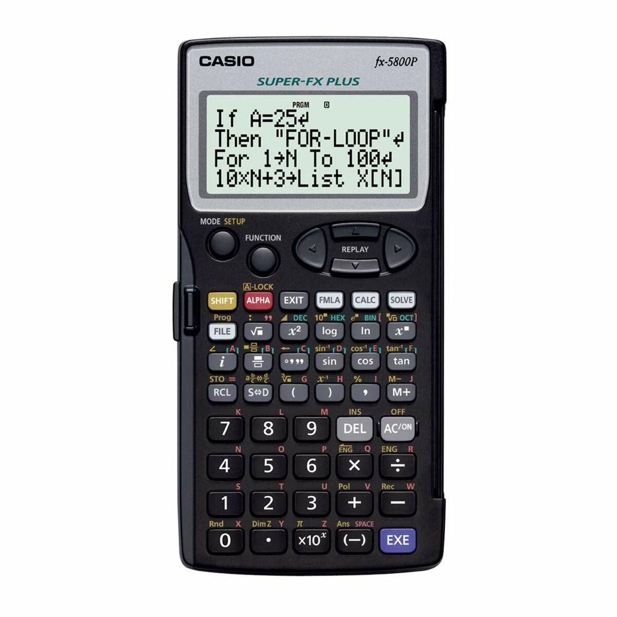 Calculadora Científica Casio FX-5800P Negro