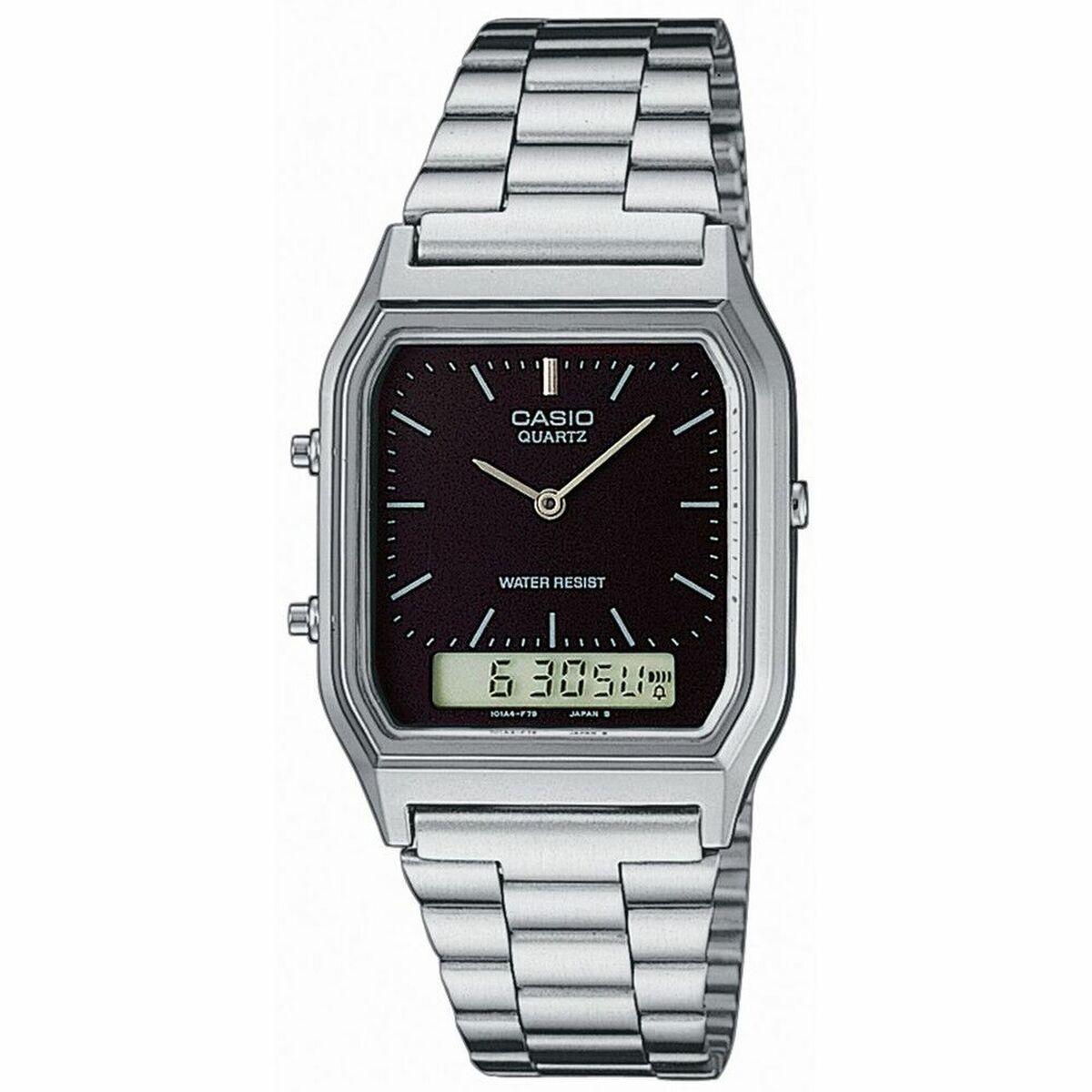 Reloj Unisex Casio EDGY COLLECTION - BLACK Negro Plateado