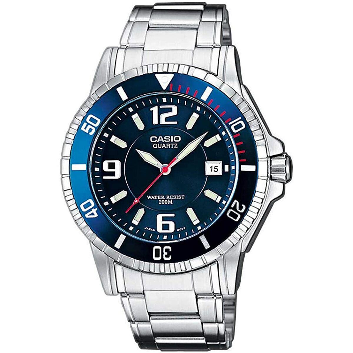 Reloj Hombre Casio LTP-1280SG-9AEF Azul Oro Plateado (Ø 43 mm) (Ø 42,5 mm)