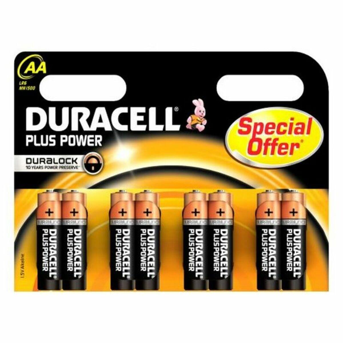 Pilas Alcalinas DURACELL LR06 LR6 AA 1.5V (8 pcs) AA