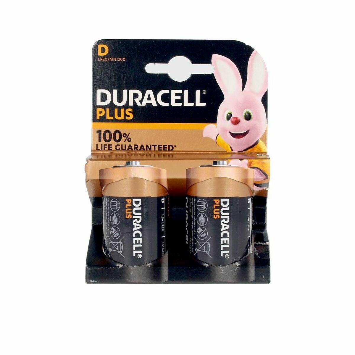 Pilas Alcalinas LR20 DURACELL Plus Power (2 uds)