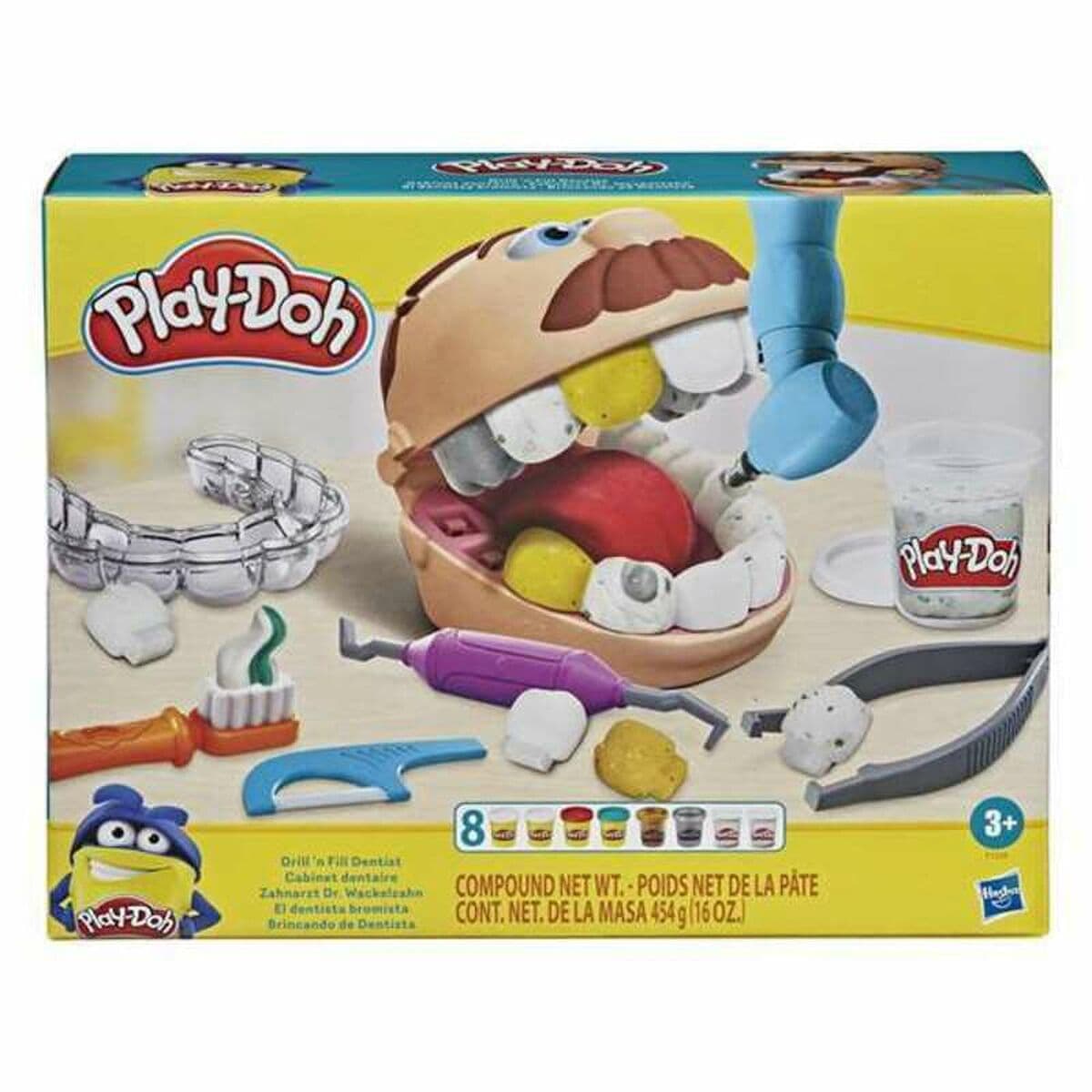 Juego de Plastilina Hasbro F1259 + 3 Años Multicolor (8 Piezas)