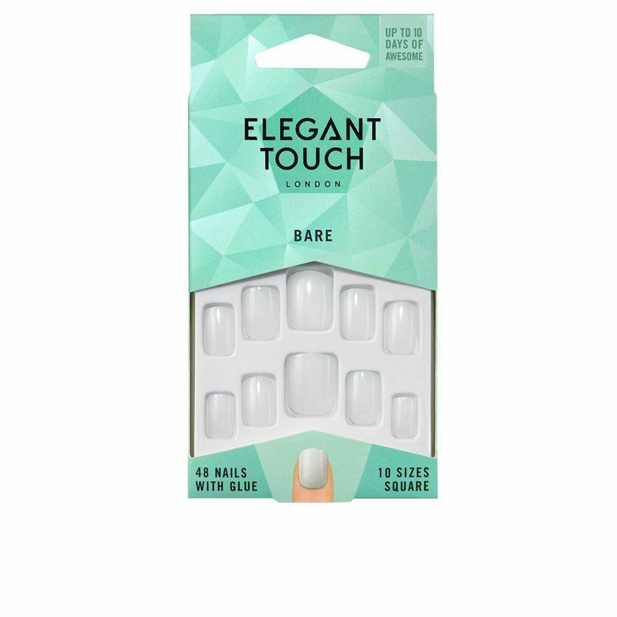 Uñas Postizas Elegant Touch Cuadrada Bare (48 uds)