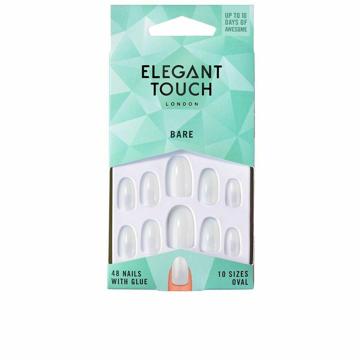 Uñas Postizas Elegant Touch Ovalada Bare (48 uds)