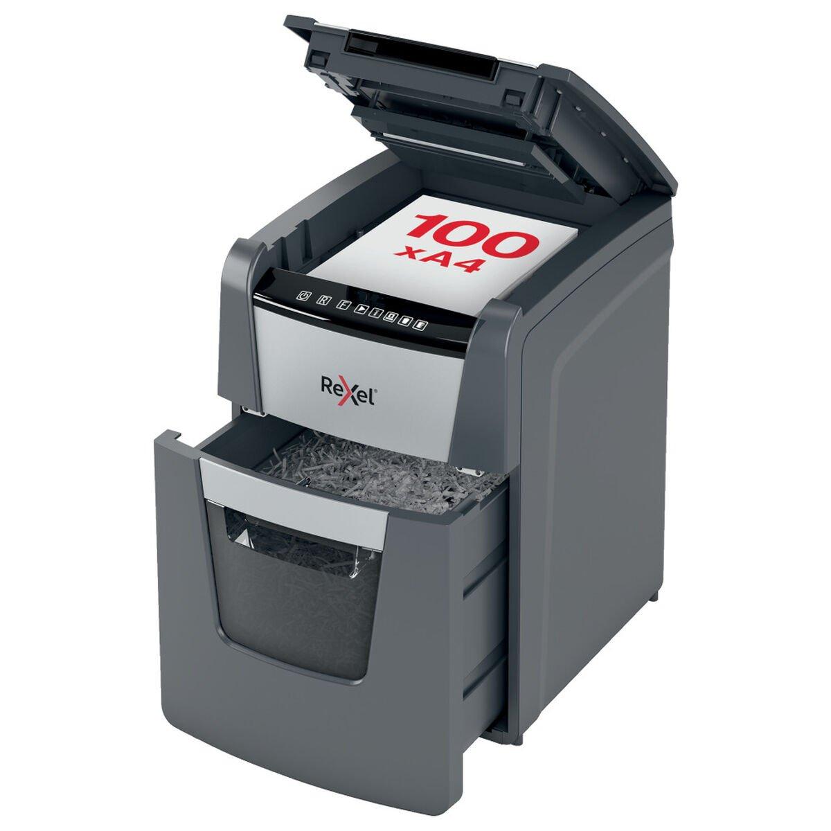 Trituradora de Papel Micro Corte Rexel Optimum Auto+ 100M Micro corte P-5 (2 x 15 mm)
