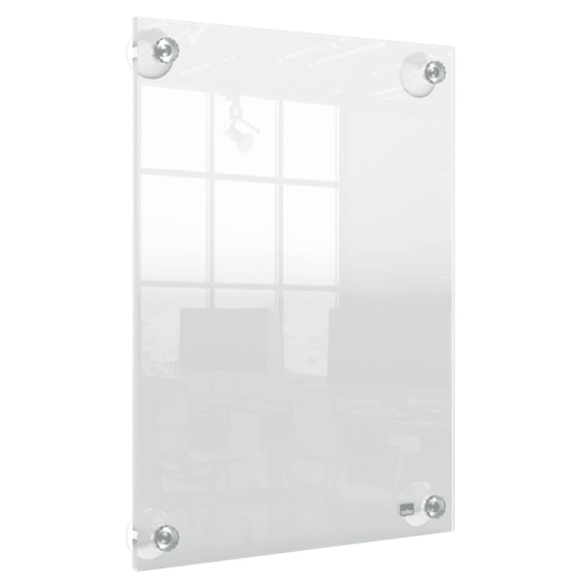 Tablón de Anuncios Nobo Transparente Acrílico