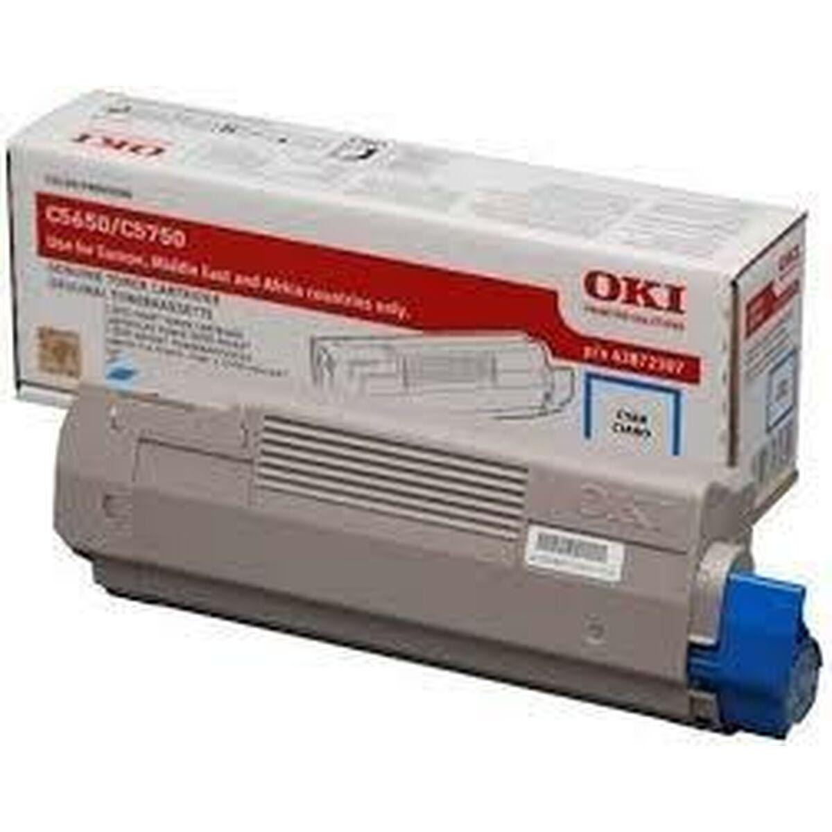 Tóner OKI 43872307 Negro Cian