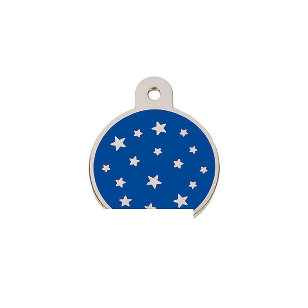 Placa identificativa para collar Imarc PetScribe Passion Azul Plata