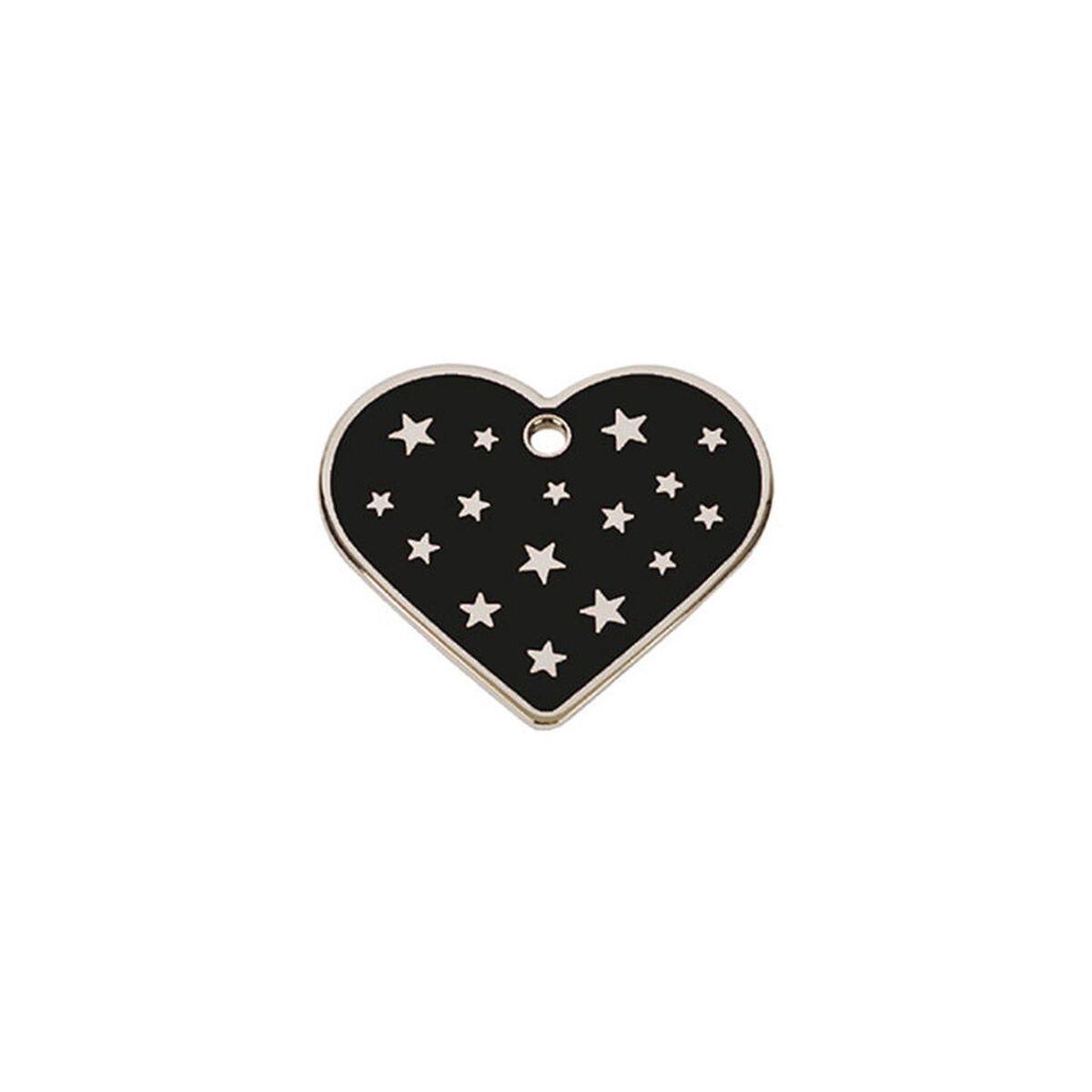 Placa identificativa para collar Imarc PetScribe Passion Negro Plata