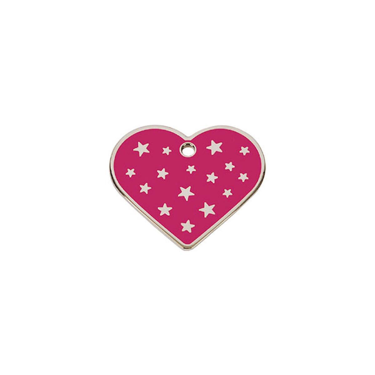 Placa identificativa para collar Imarc PetScribe Passion Rosa Plata