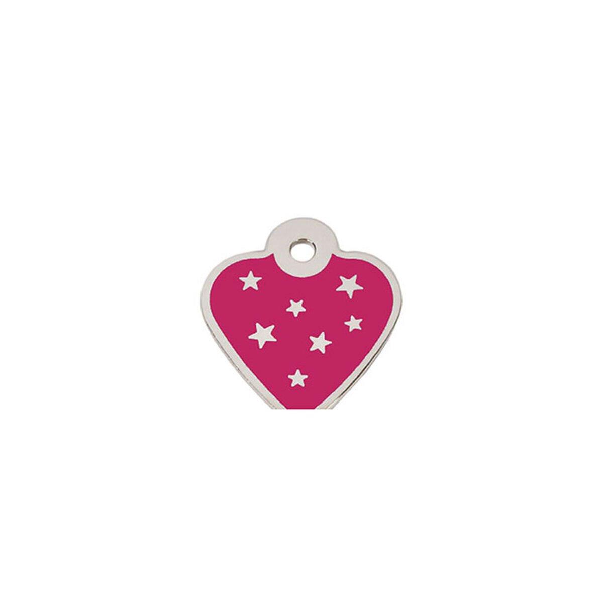 Placa identificativa para collar Imarc PetScribe Passion Rosa Plata