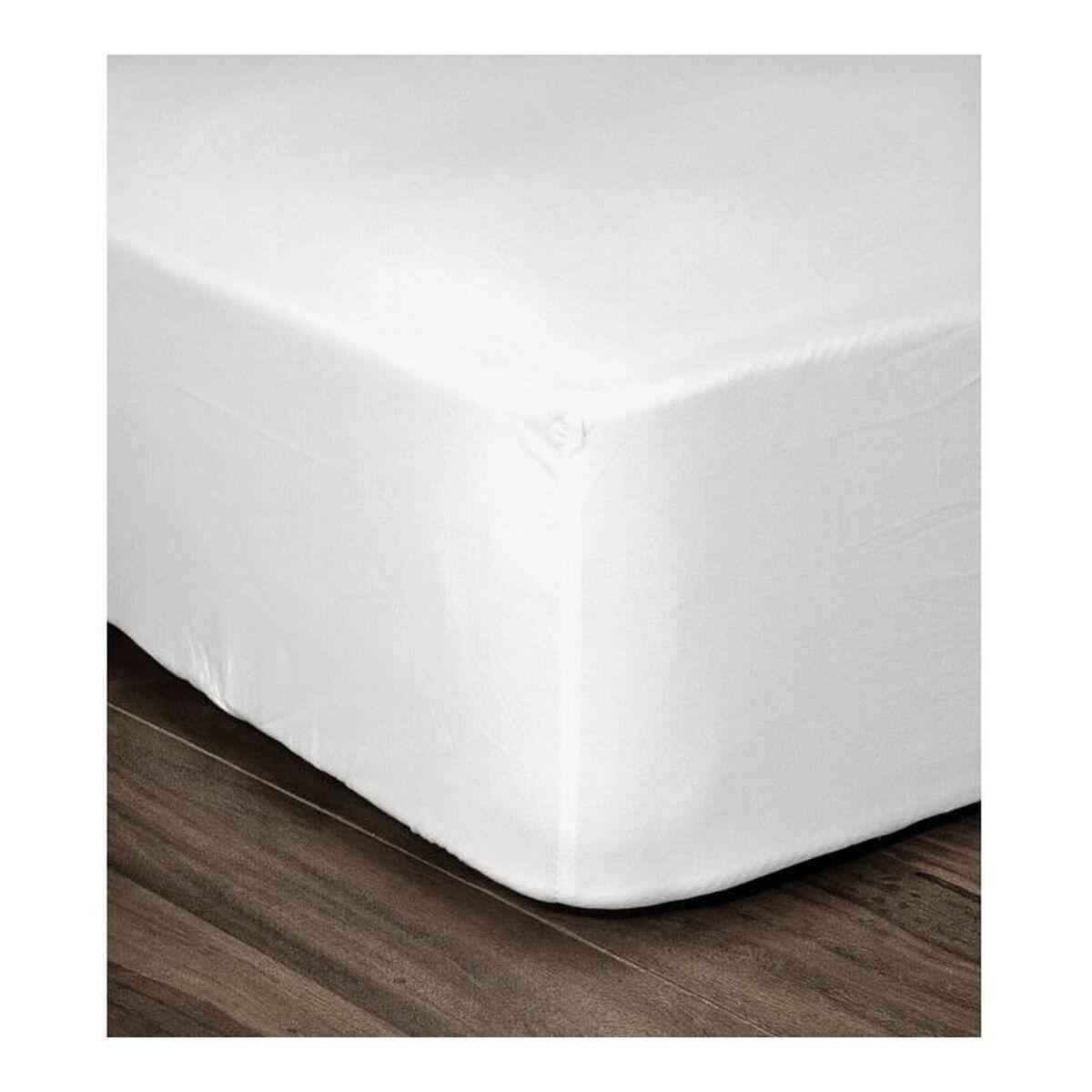 Sábana Bajera Ajustable Lovely Home Blanco Cama individual 90 x 190
