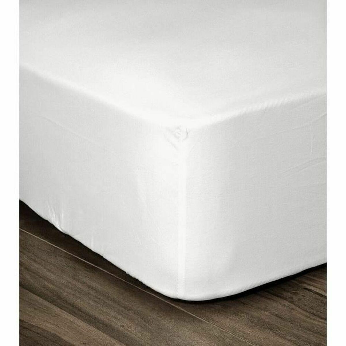 Sábana Bajera Ajustable Lovely Home Blanco Cama doble 180 x 200 180 x 200 cm