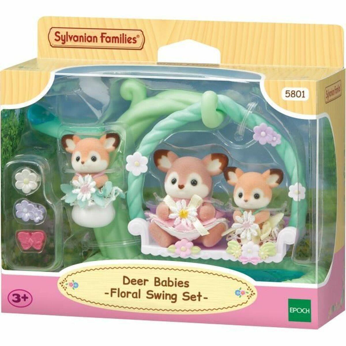 Figura Articulada Sylvanian Families Ciervo bebé y columpio Animales