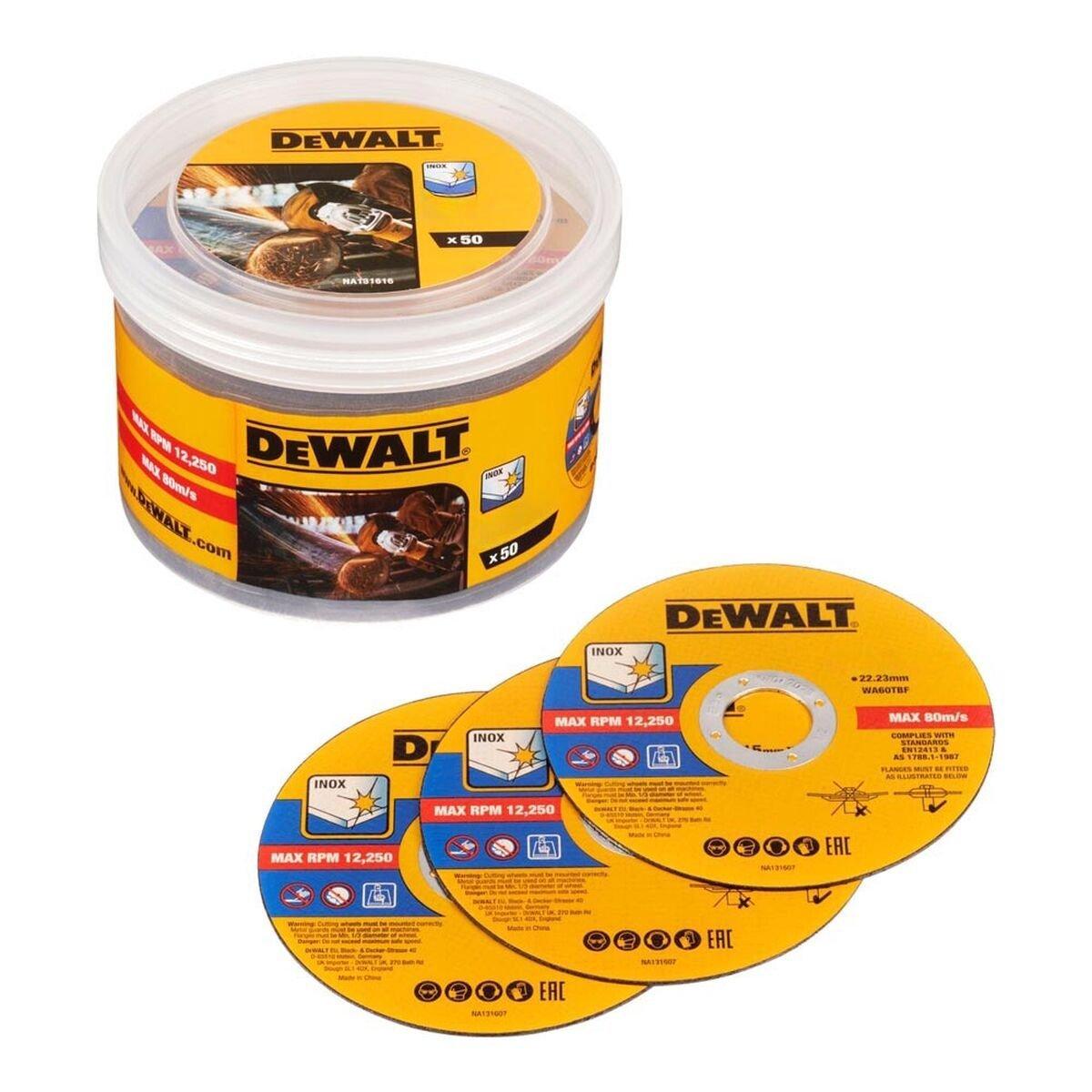 Discos de corte Dewalt dt20598-qz Ø 125 mm Amoladora angular