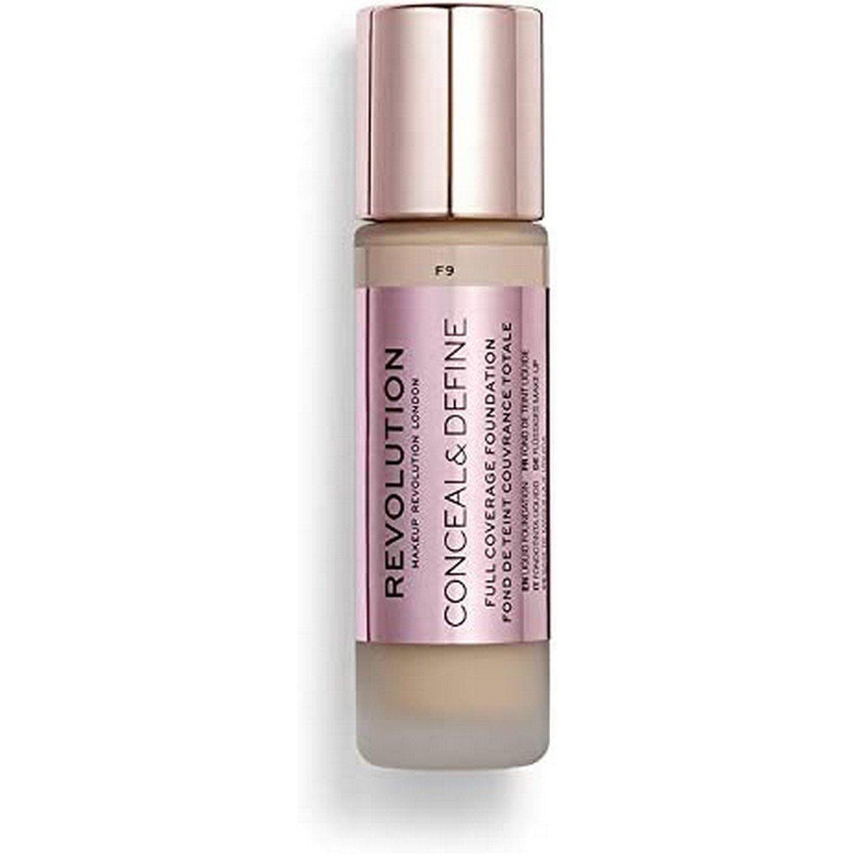 Base de Maquillaje Fluida Revolution Make Up Conceal Define Nº F9 23 ml