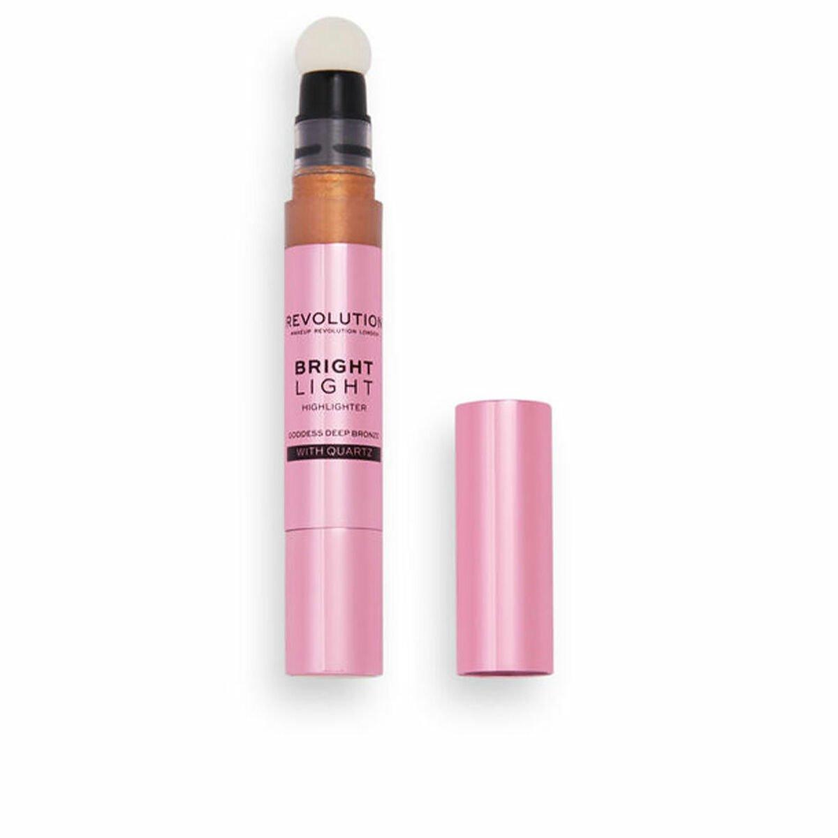 Iluminador Revolution Make Up Bright Light goddess deep bronze 3 ml