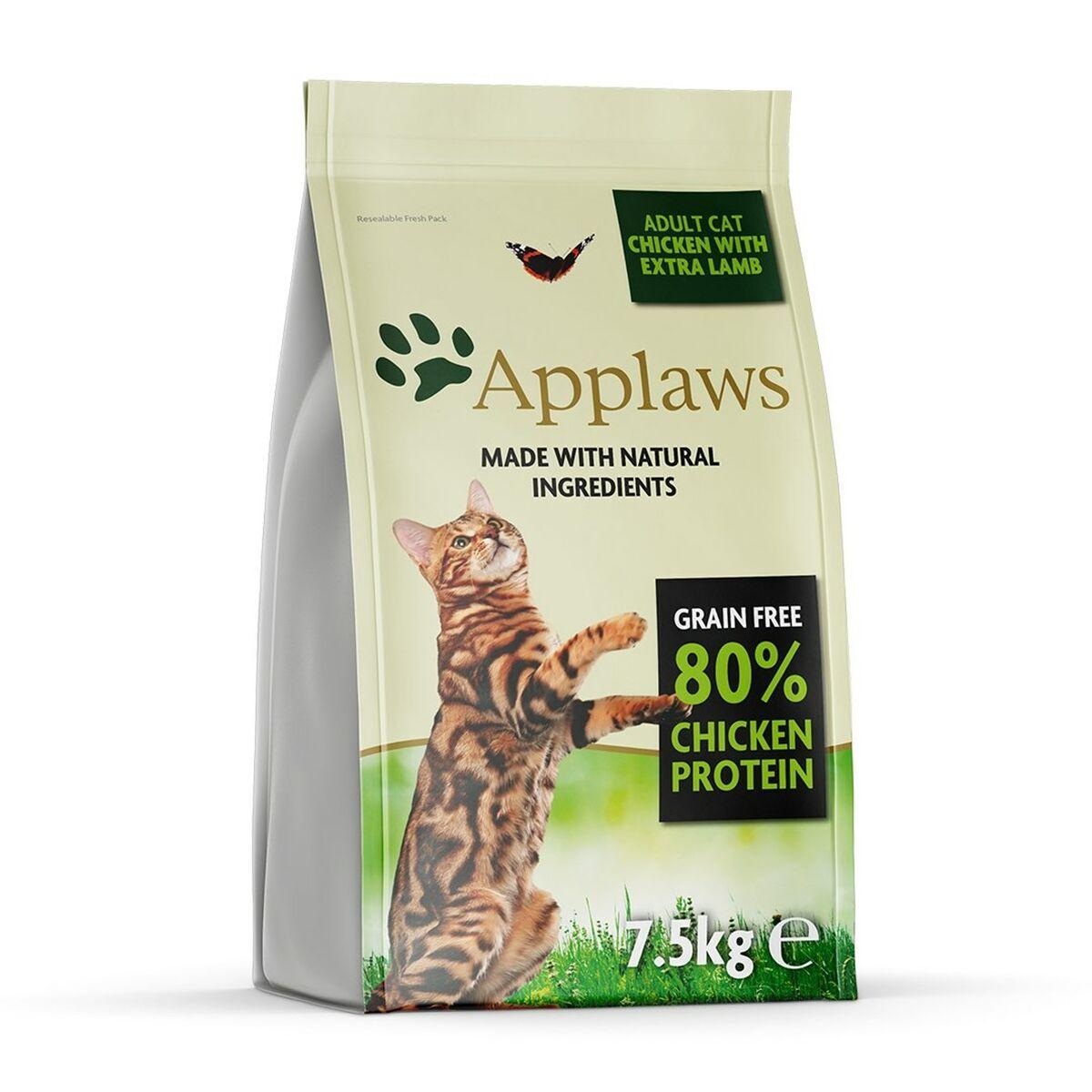 Comida para gato Applaws Adulto Pollo Cordero 7,5 kg