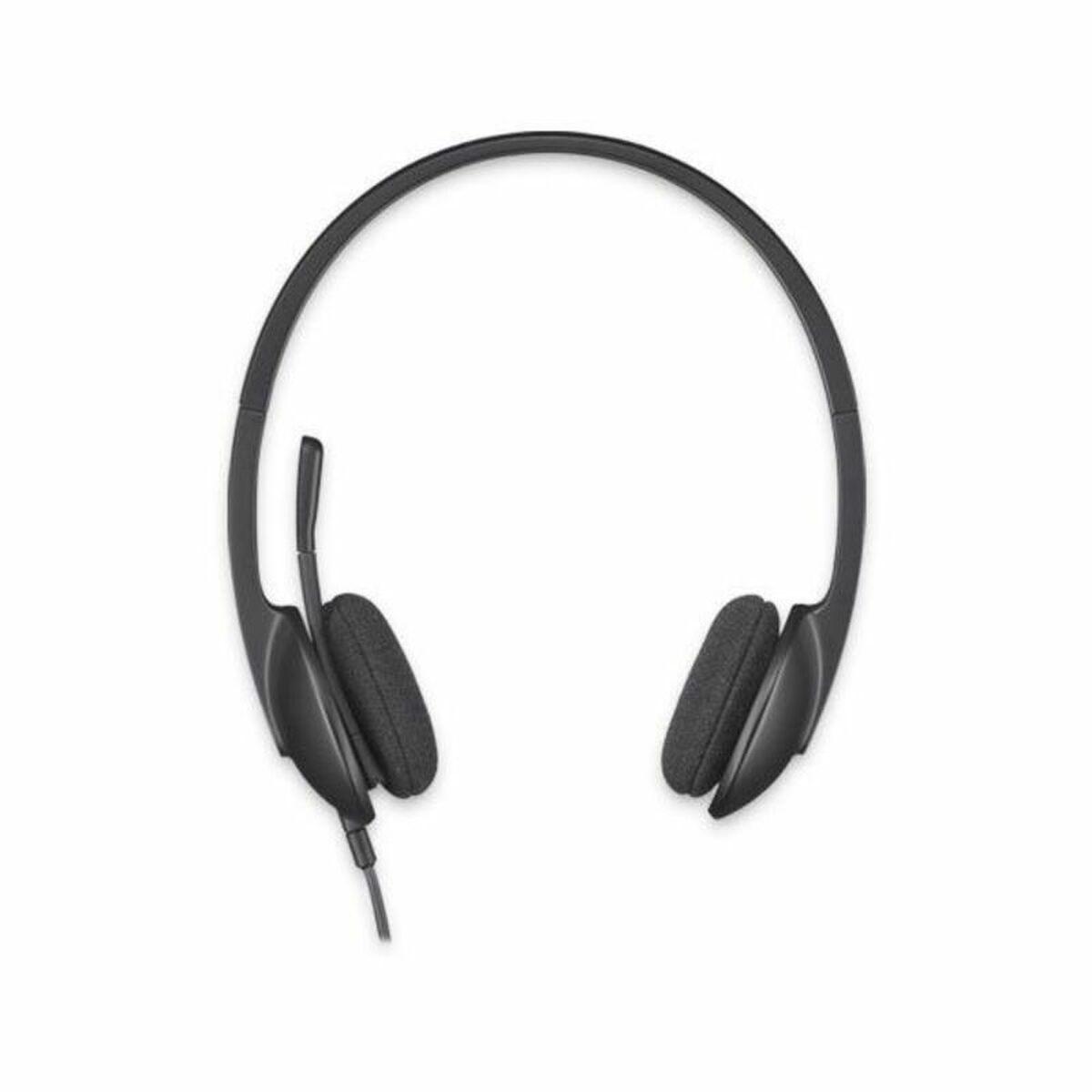 Auriculares con Micrófono Logitech H340 Negro