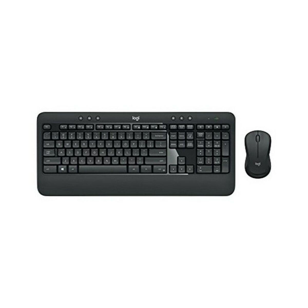 Teclado y Ratón Gaming Logitech MK540 Advanced Blanco Negro Español QWERTY