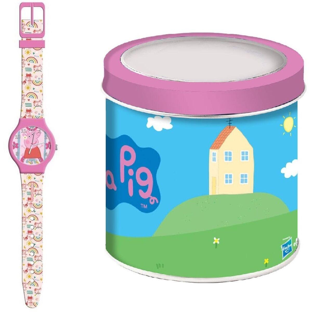 Reloj Infantil Peppa Pig PEPPA PIG - TIN BOX Ø 33 mm