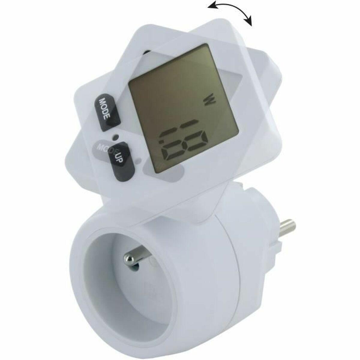 Enchufe con medidor de consumo Chacon 54351 Blanco