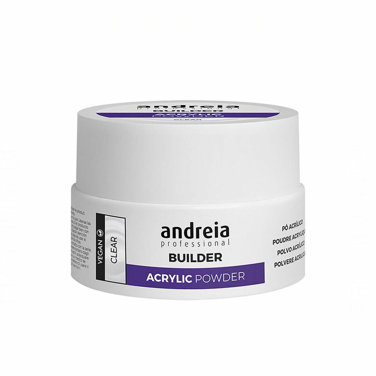 Esmalte de uñas en gel Professional Builder Acrylic Powder Andreia Professional Builder Clear (20 g)