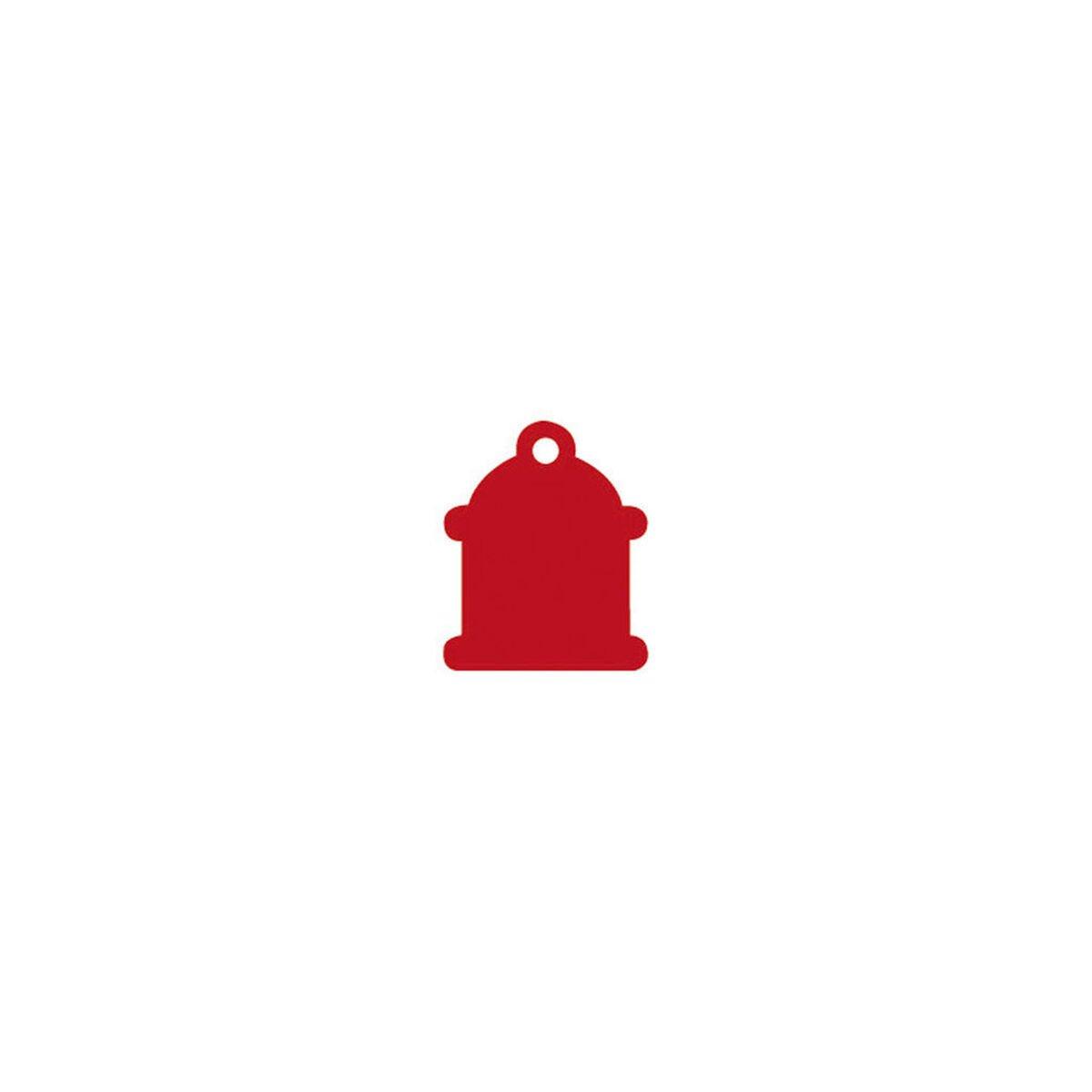Placa identificativa para collar Imarc Classic Rojo