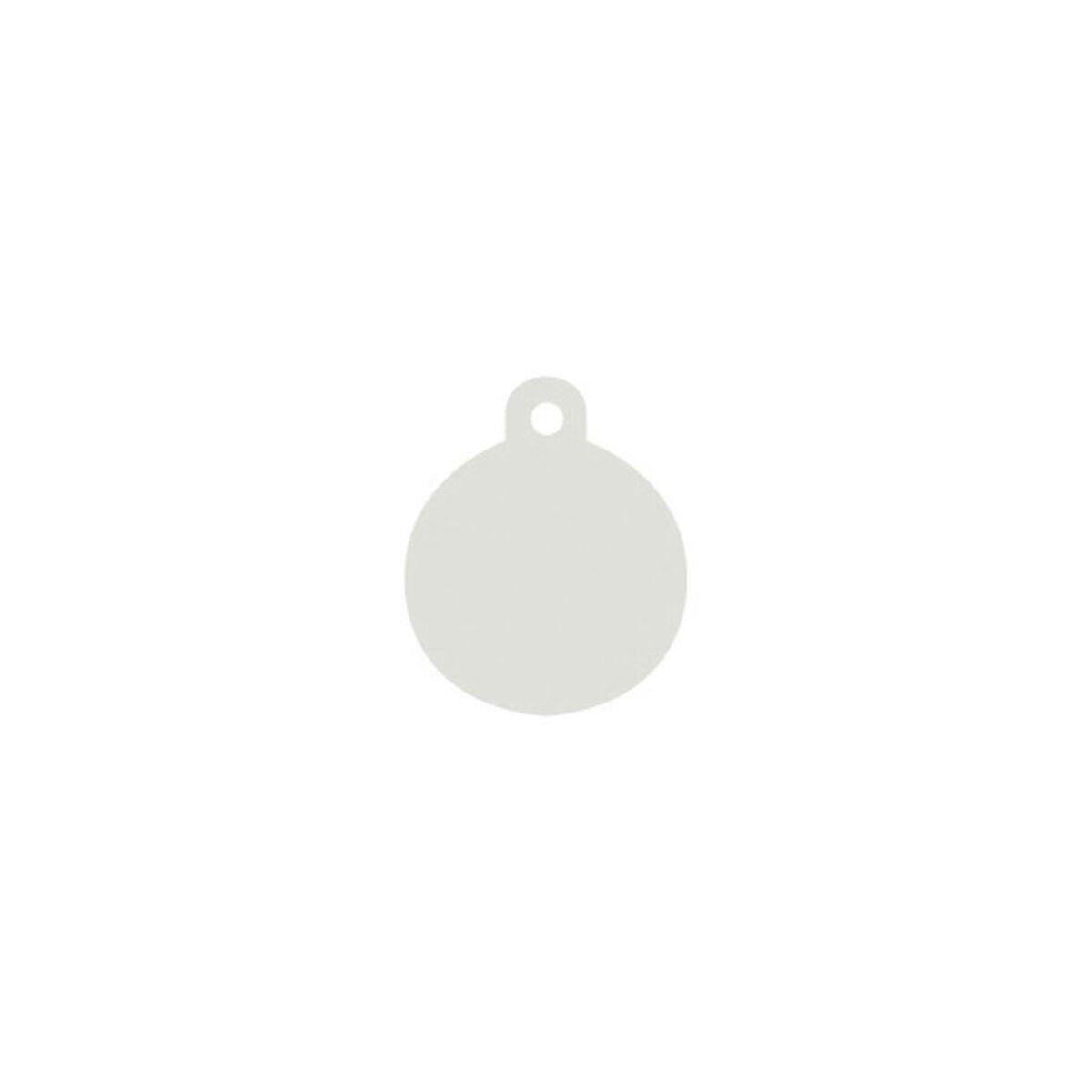 Placa identificativa para collar Imarc Circle Blanco