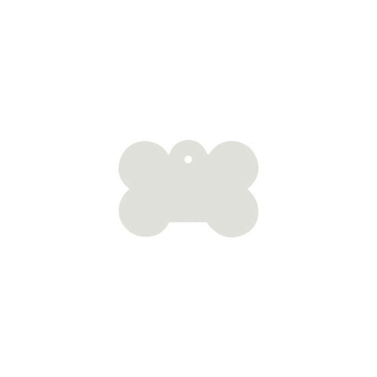 Placa identificativa para collar Imarc Bone Blanco