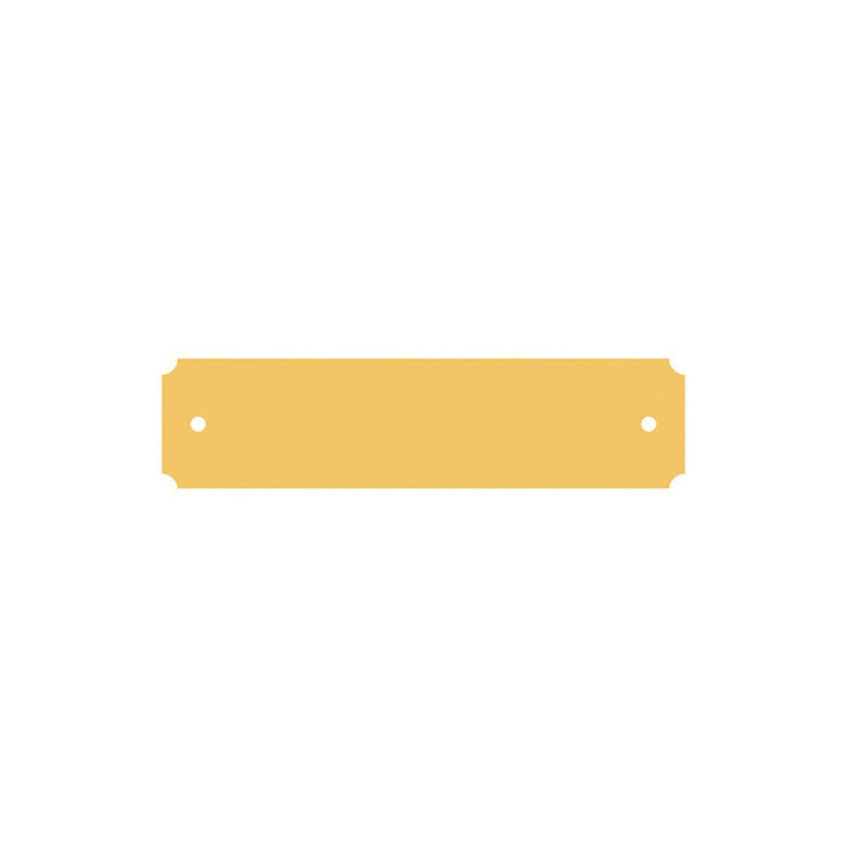 Placa identificativa para collar Imarc Stable Amarillo