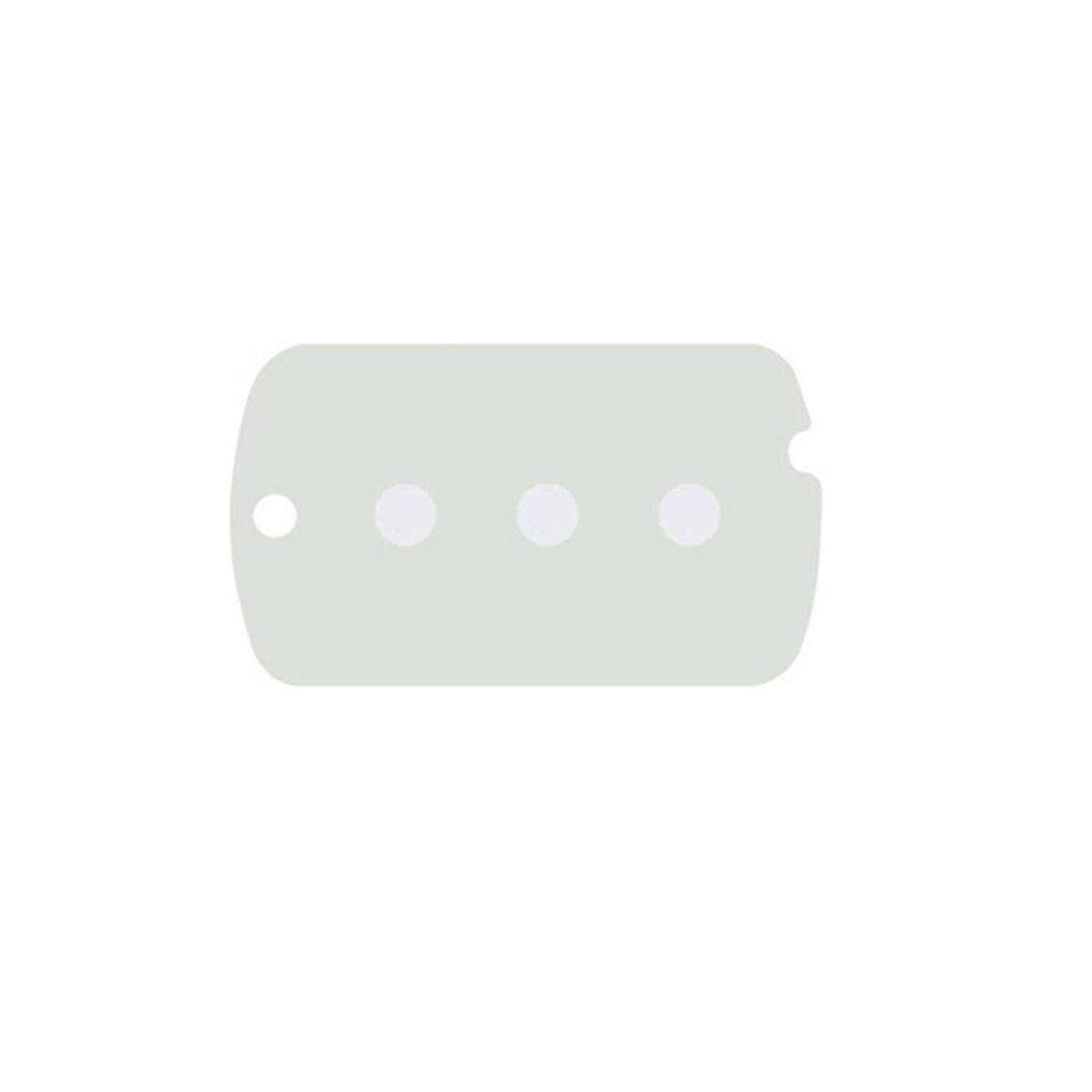 Placa identificativa para collar Imarc Military Plata