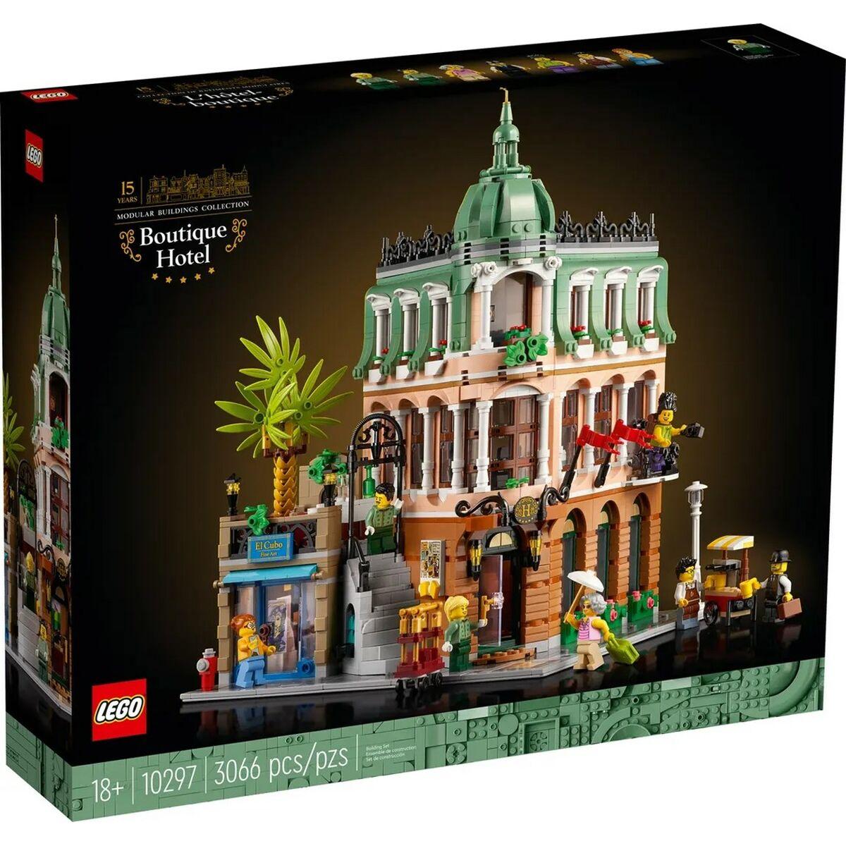 Juego de Construcción Lego Icons 10297 Boutique Hotel Negro 3066 Piezas