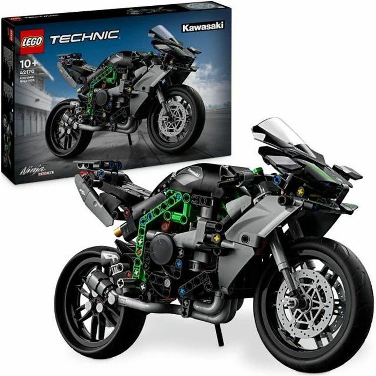 Juego de Construcción Lego Technic 42170 Kawasaki Ninja H2R Negro 643 Piezas
