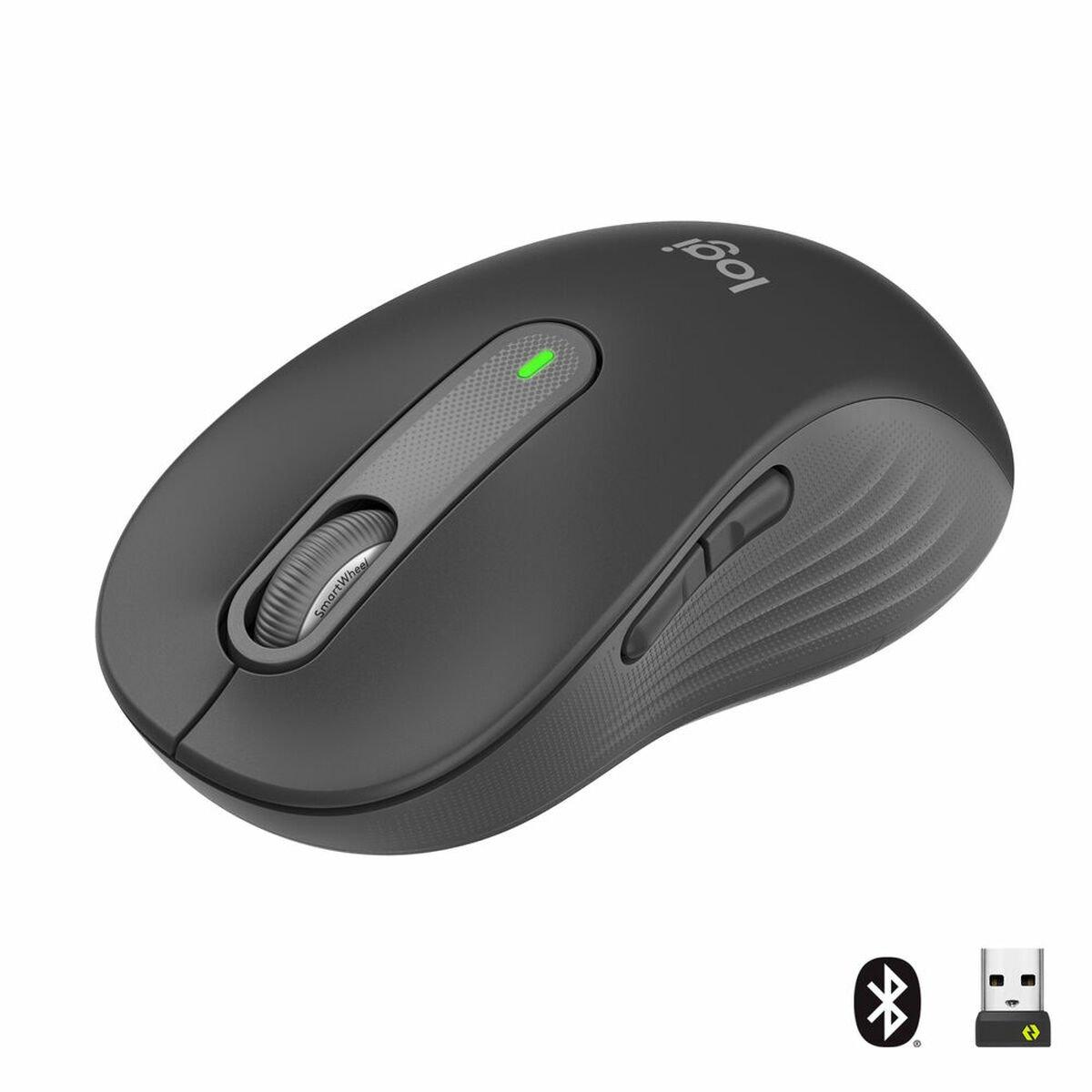 Ratón Inalámbrico Logitech 910-006236 2000 DPI Gris Gris oscuro
