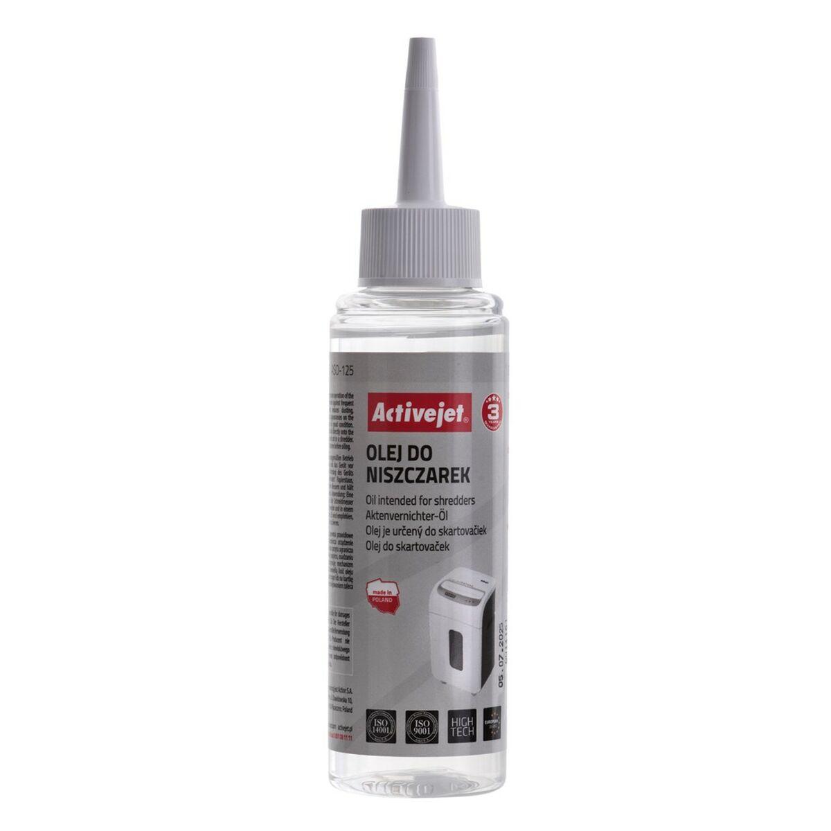 Aceite Lubricante para Destructora de Papel Activejet ASO-125 125 ml