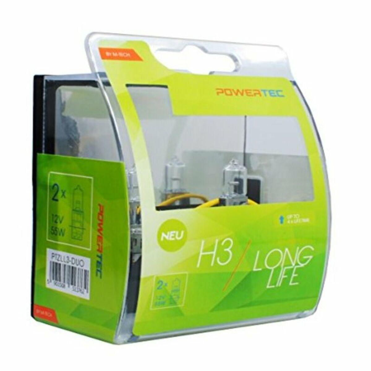 Bombilla para Automóvil MTECPTZLL3-DUO M-Tech PTZLL3-DUO H3 12 V 55 W