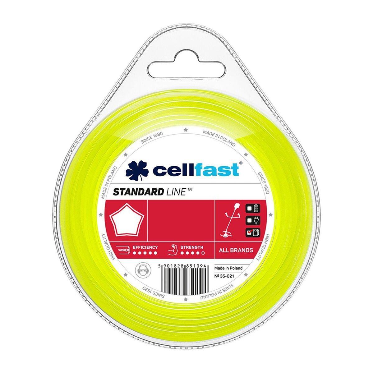 Hilo de recortadora Cellfast 15 m 3 mm