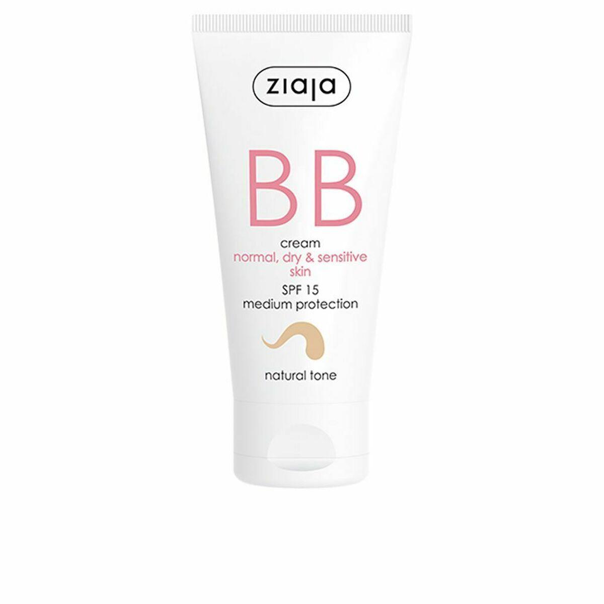 Crema Hidratante con Color Ziaja Bb Cream Natural Spf 15 50 ml
