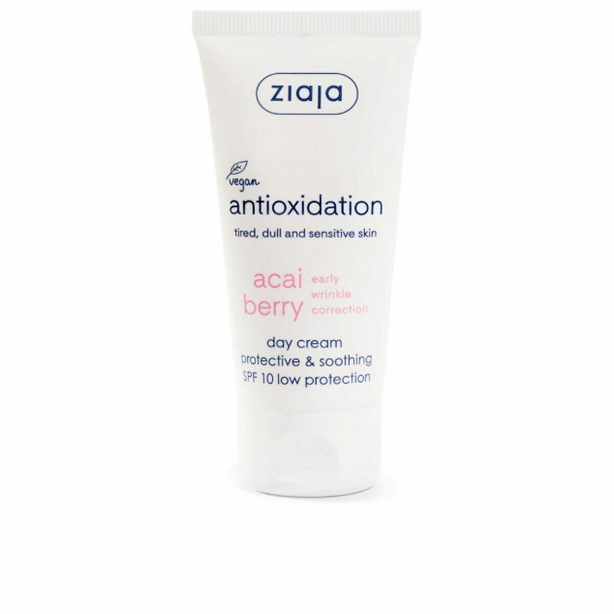 Crema Facial Ziaja Acai Spf 10 50 ml Antioxidante Acaí