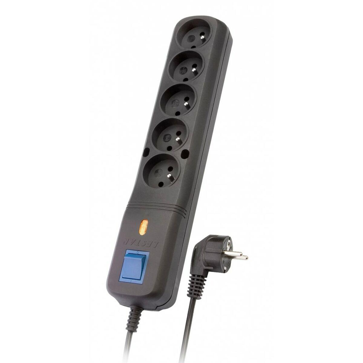 Regleta Enchufes 5 Tomas con Interruptor Lestar LV 530W (1,5 m)